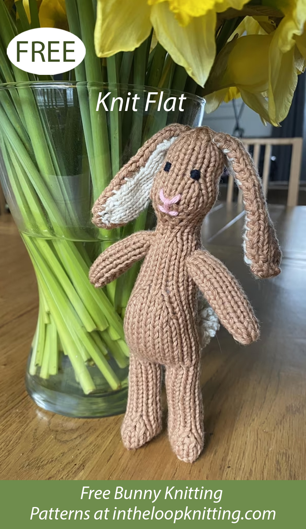 Free Bunny Pocket Buddy Knitting Pattern