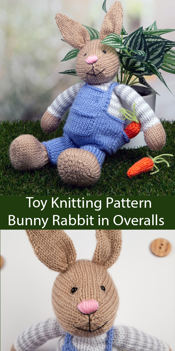 Knitting Pattern for Bunny Rabbit by Amanda Berry