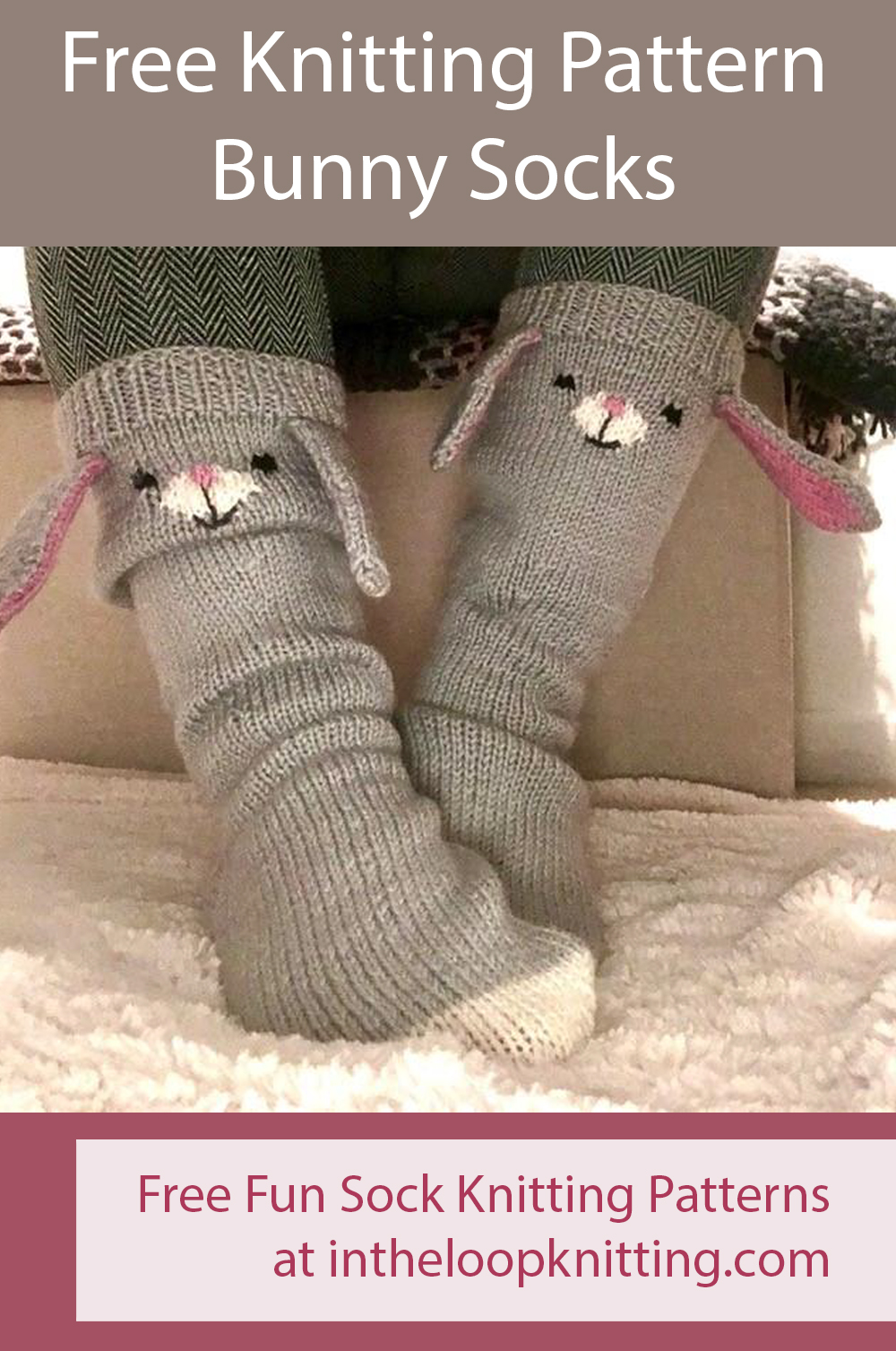 Free Knitting Pattern Bunny Socks