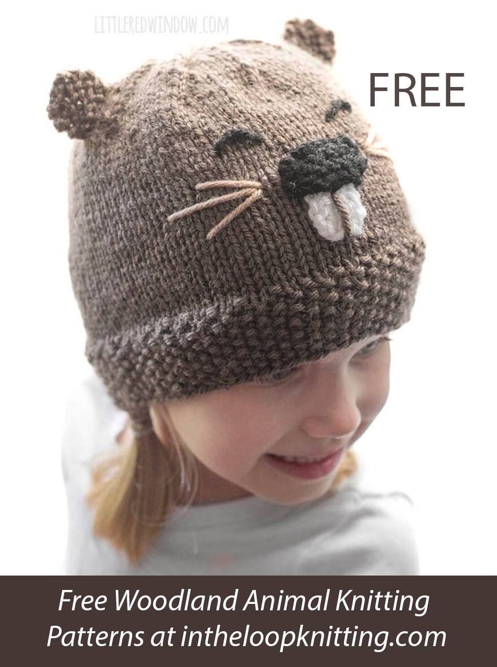Free Busy Beaver Hat Knitting Pattern