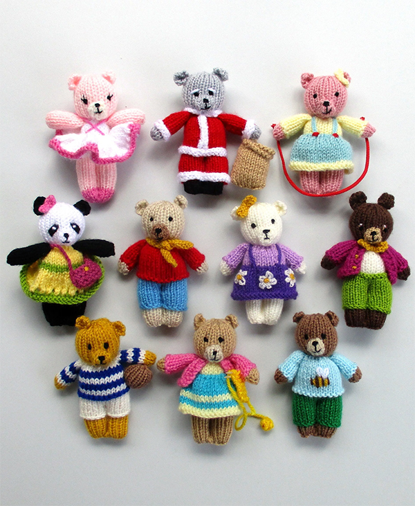 simple knitting pattern for teddy bear