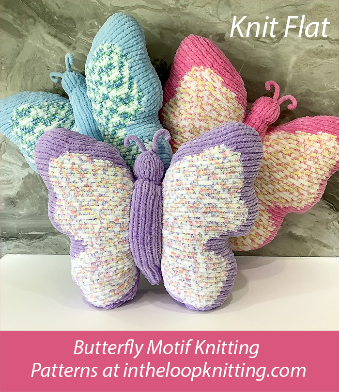 Free Butterfly Cushion Knitting Pattern