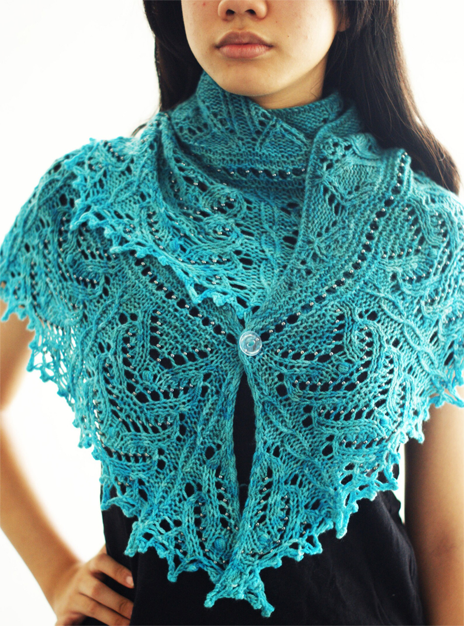 Butterfly Lovers Shawl Knitting Pattern
