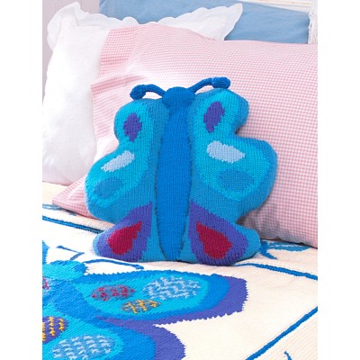 Butterfly Pillow Free Knitting Pattern and more free pillow cushion knitting patterns