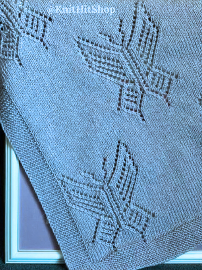 Lace Blanket Knitting Pattern Butterfly Whisper Blanket