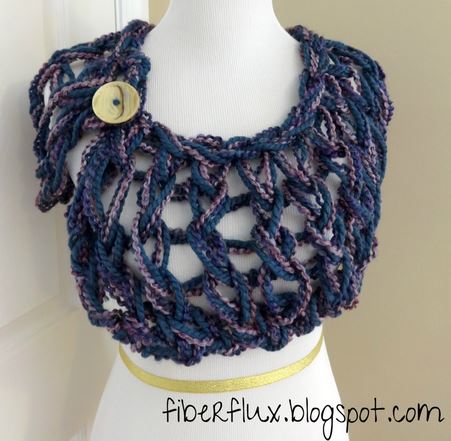 Free Knitting Pattern for Arm Knit Button Wrap