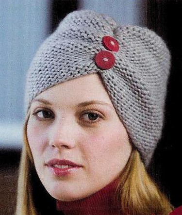 Pinch Hat Turban Knitting Pattern