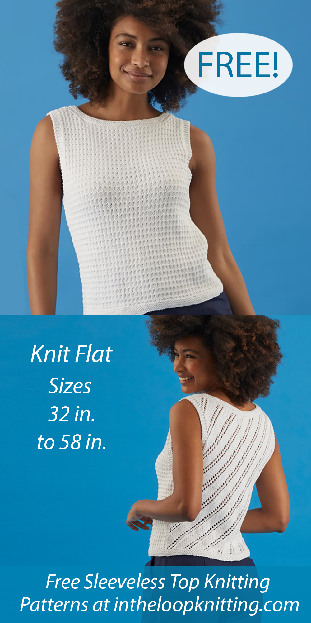 Free Tank Top Knitting Pattern By The Dock Lace Back Top