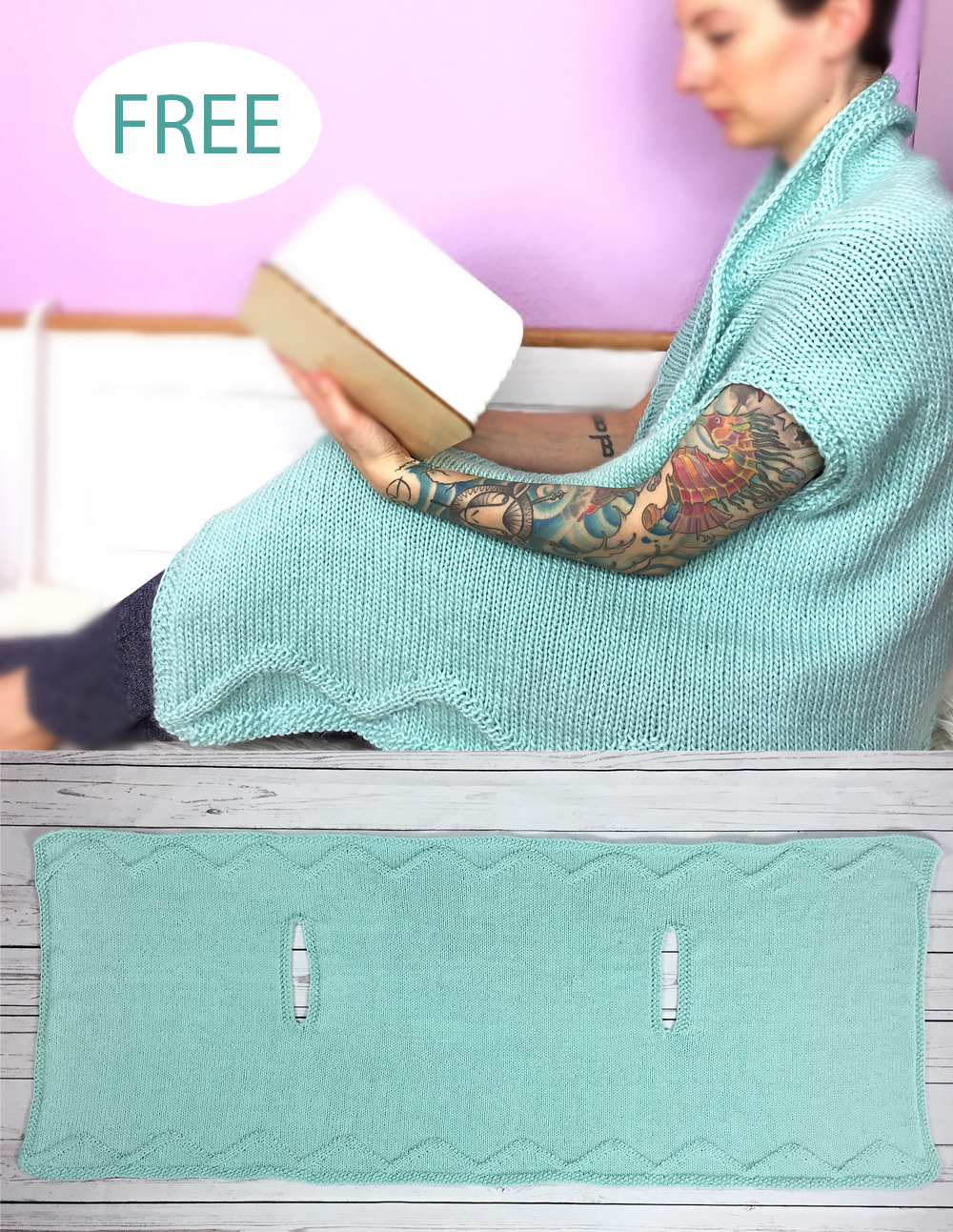 Free Easy By The Sea Blanket Knitting Pattern