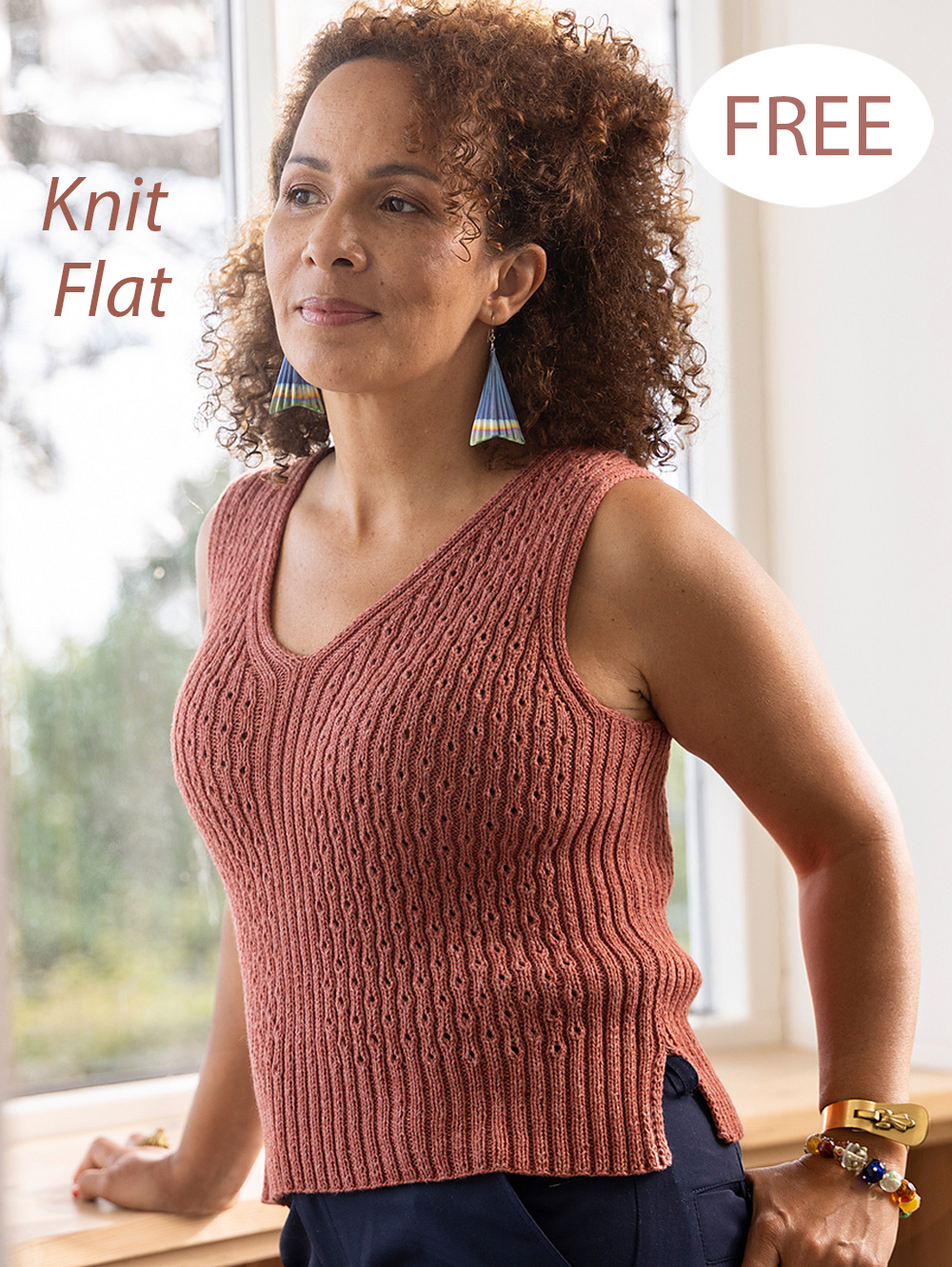 Cabaret Tank Top Free Knitting Pattern
