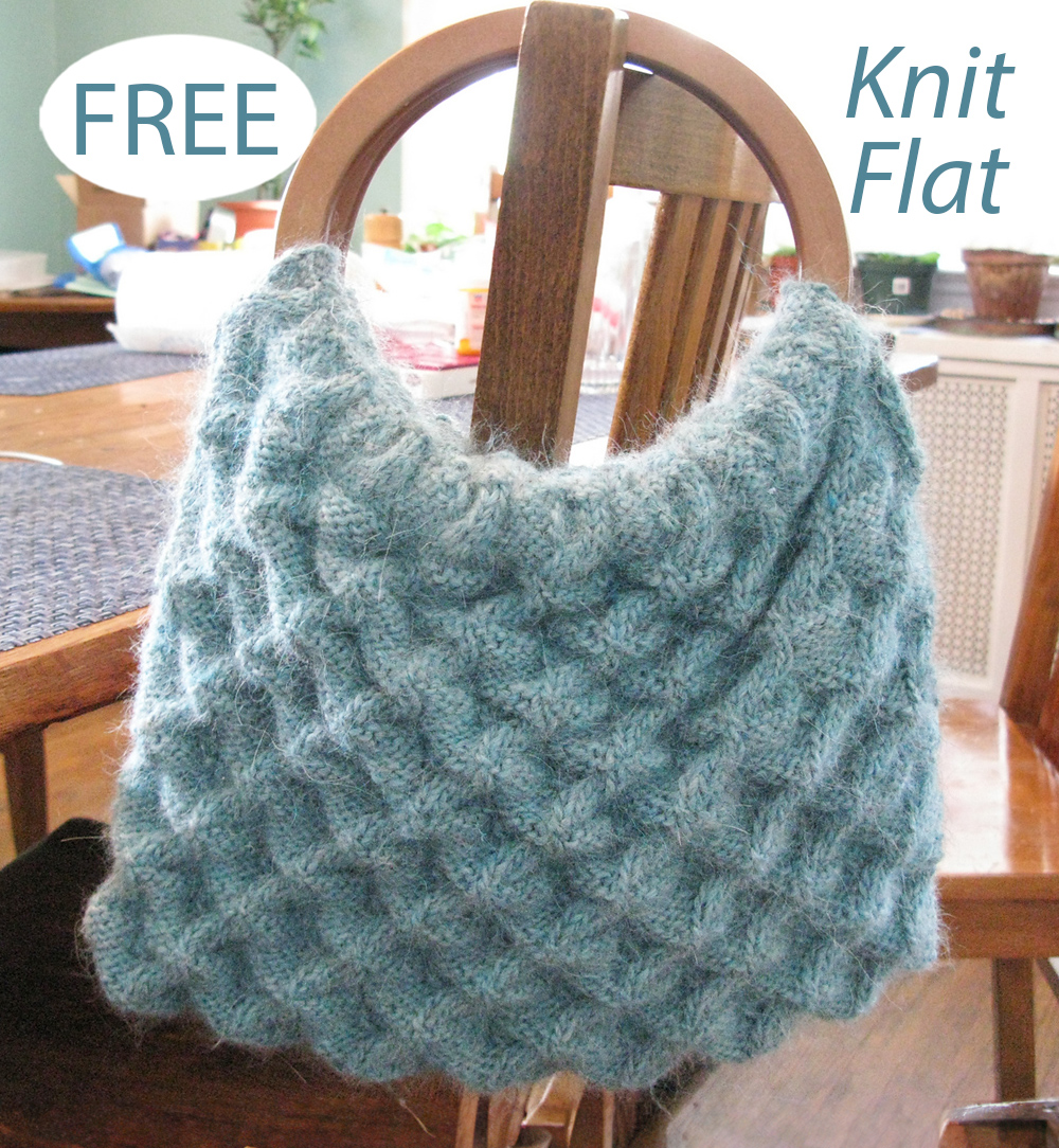 Cable Check Bag Knitting Pattern 