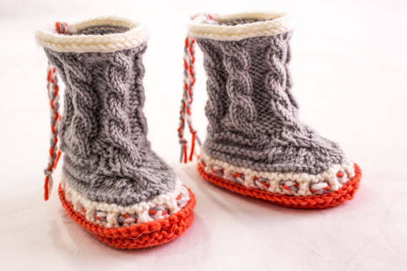 Knitting pattern Cable High Top Boots baby shoes and more baby booties knitting patterns
