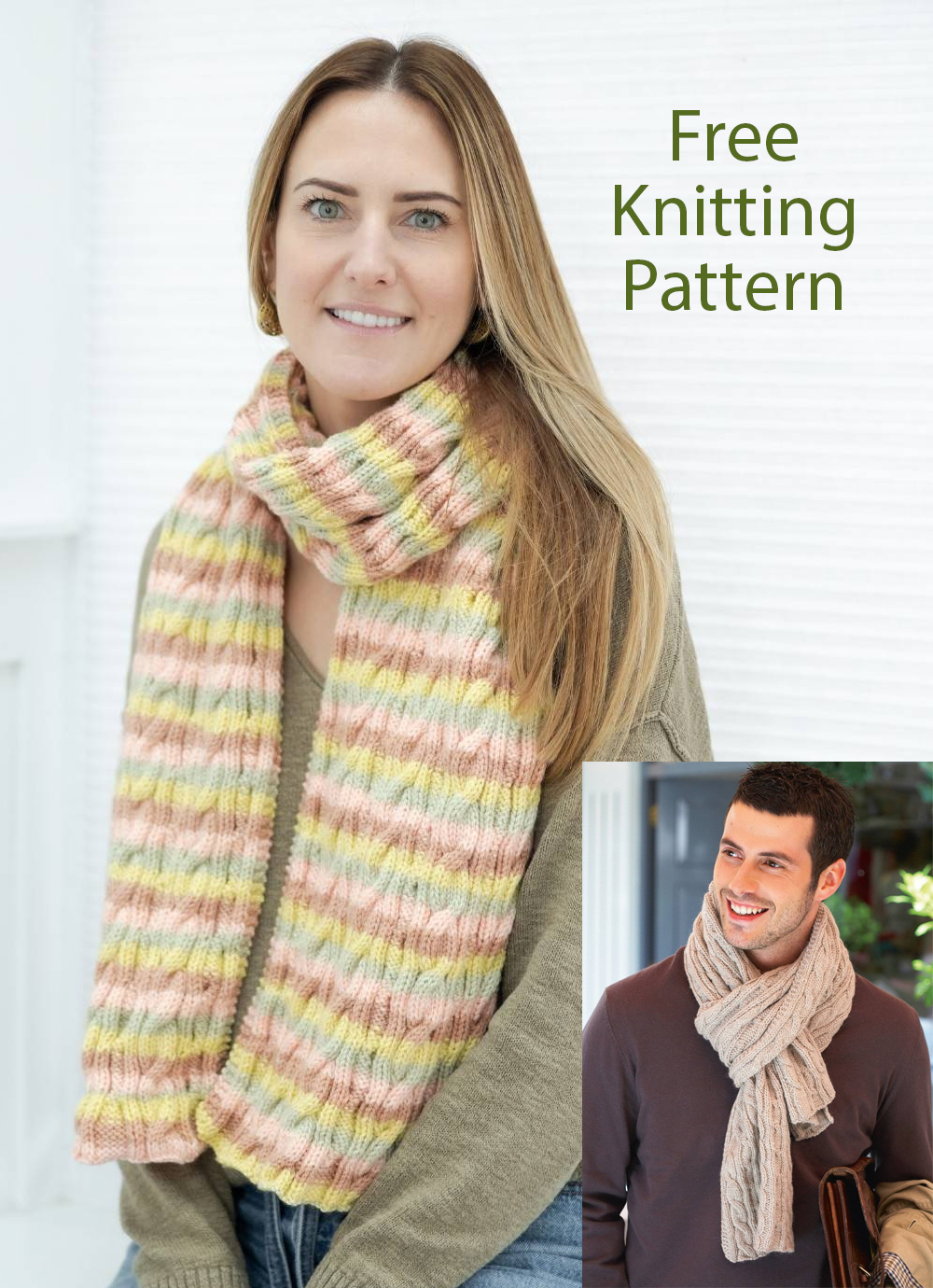 Free Helix Cable Scarf Knitting Pattern