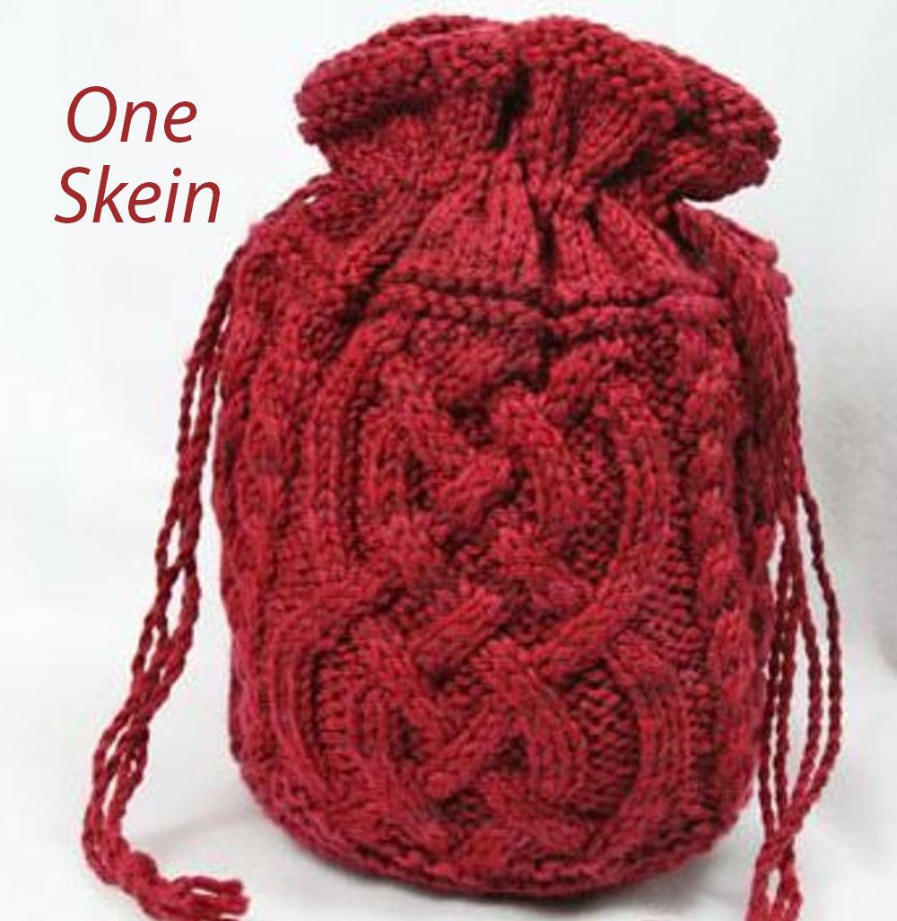 One Skein Cable That Bag! Knitting Pattern 