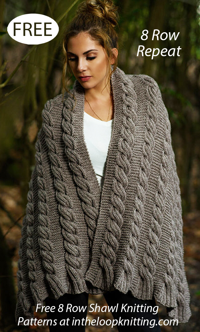 Free Cable Wrap Knitting Pattern