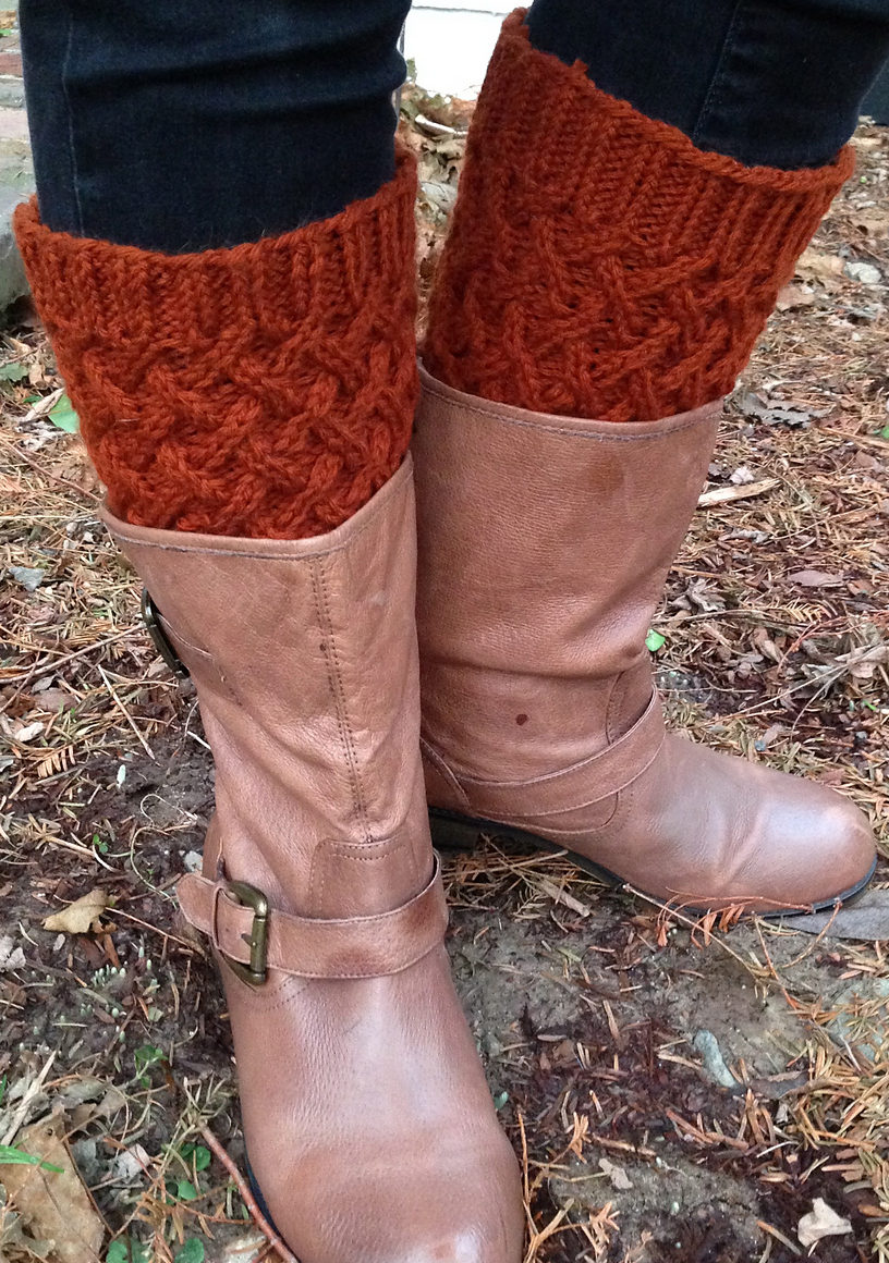 Knitted boot outlet toppers