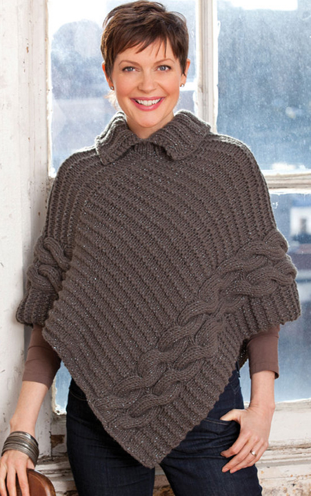 Modern Poncho Knitting Patterns- In the Loop Knitting