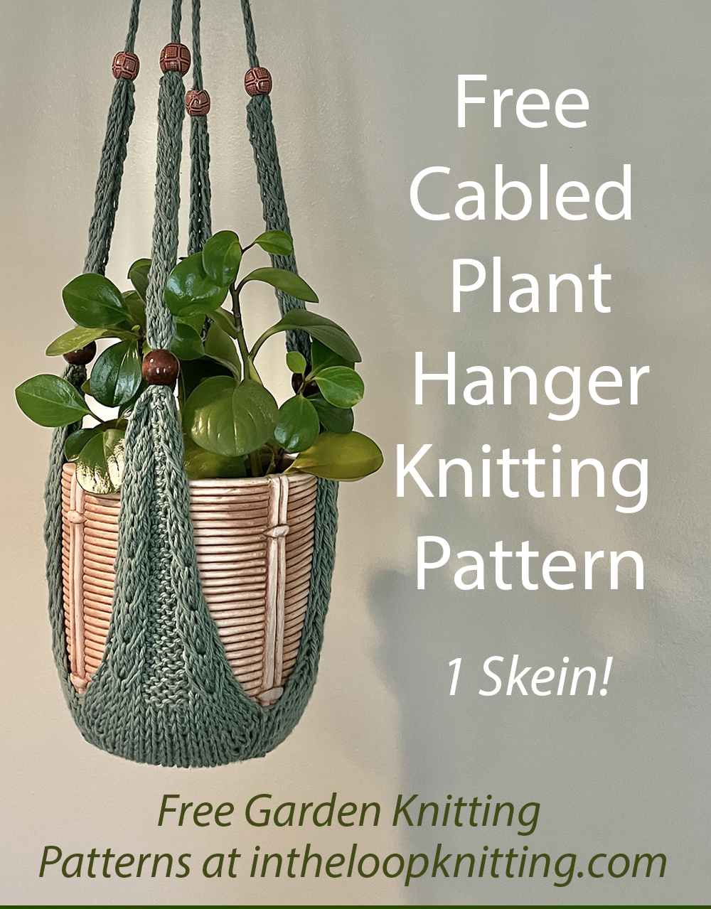 Free Plant Hanger Knitting Pattern