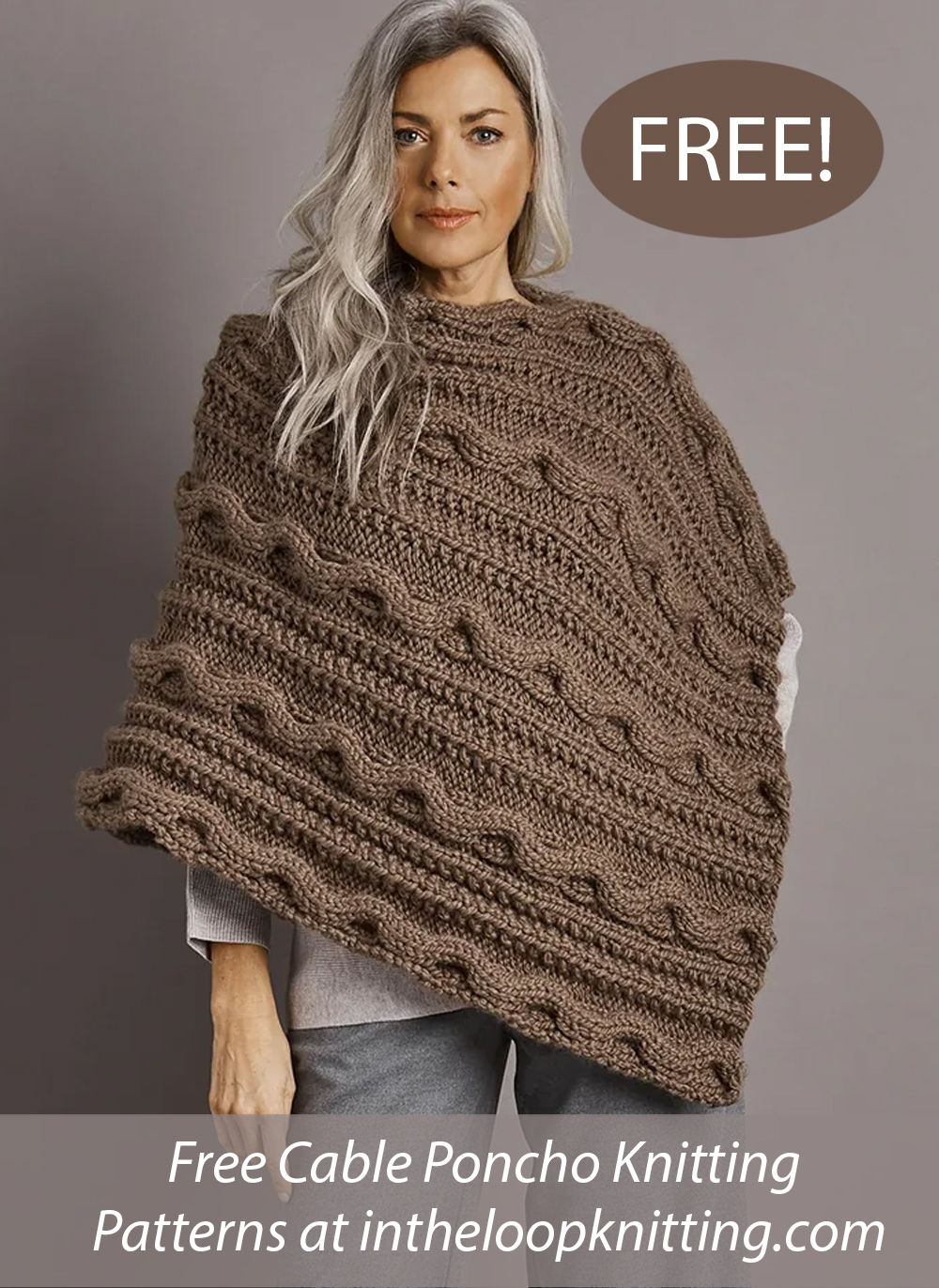 Cable Poncho Knitting Patterns In The Loop Knitting