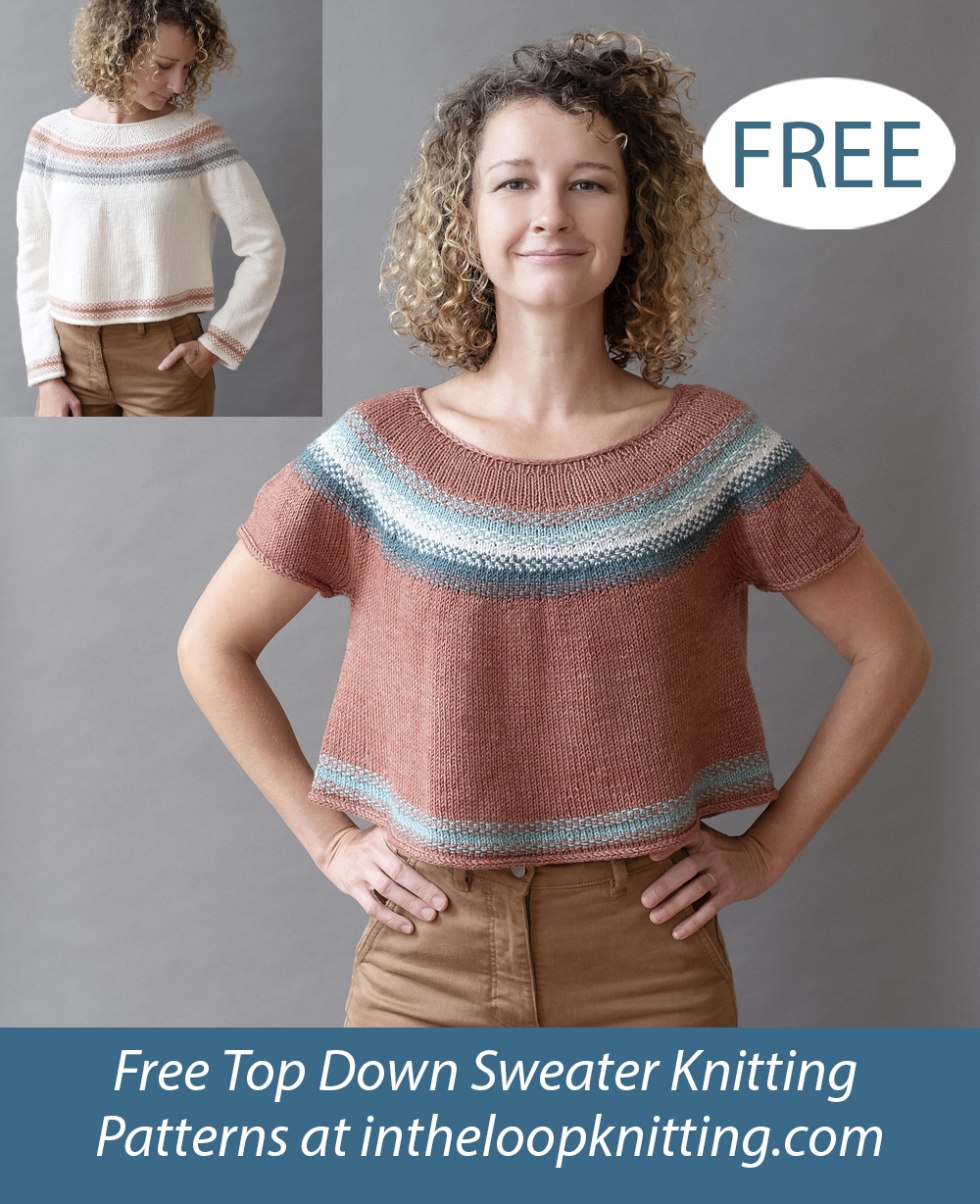 Free Calade Sweater Knitting Pattern