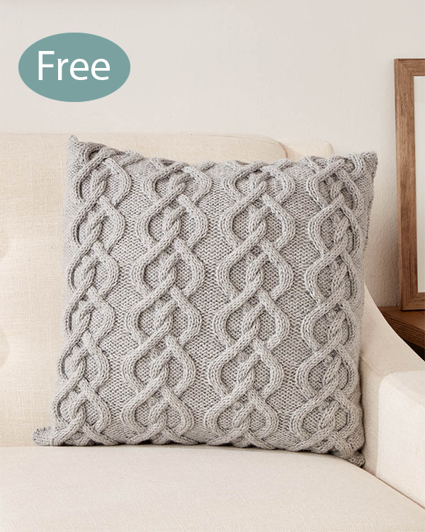 Gift Knit Twisted Cables Decorative Cushion Cover Sofa Throw Pillow Case Buttons 