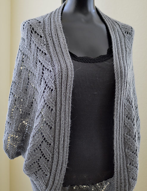 Knitting Pattern for Calida Luxe Coccon Cardigan