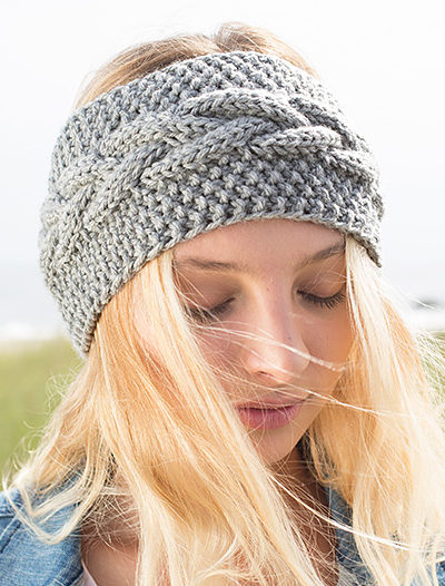 Free Knitting Pattern for Calisson Headband