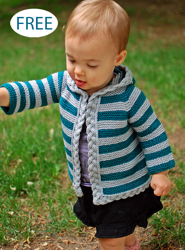 Free Camden Baby Hoodie Knitting Pattern