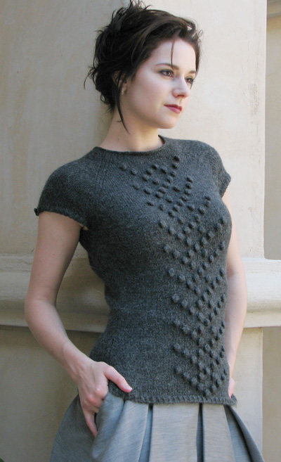 Free knitting pattern for Camden top