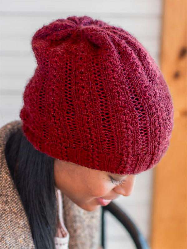 Free Knitting Pattern for One Skein Camille Beanie