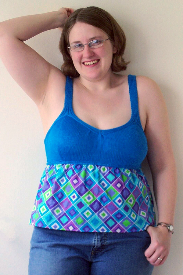 Free Pattern for Knit and Sew Sleeveless Top