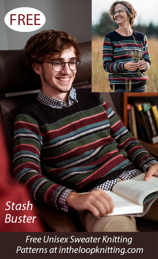 Free Cammac Sweater Knitting Pattern for Men and Women