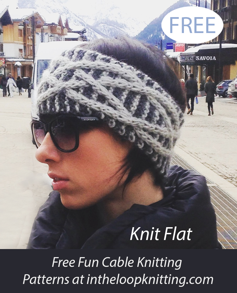 Free Campiglio Headband Knitting Pattern