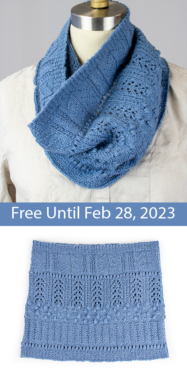Candleholder Cowl Free Knitting Pattern until February 28, 2023