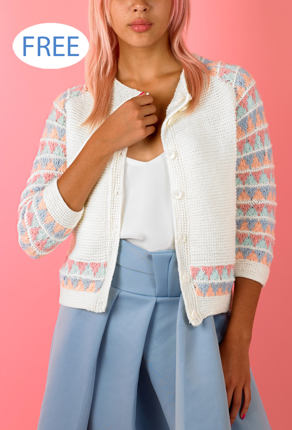 Free Candy Cardigan Knitting Pattern