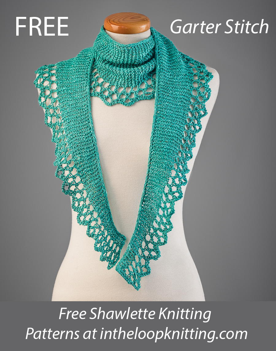 Free Cantiga Shawlette Knitting Pattern