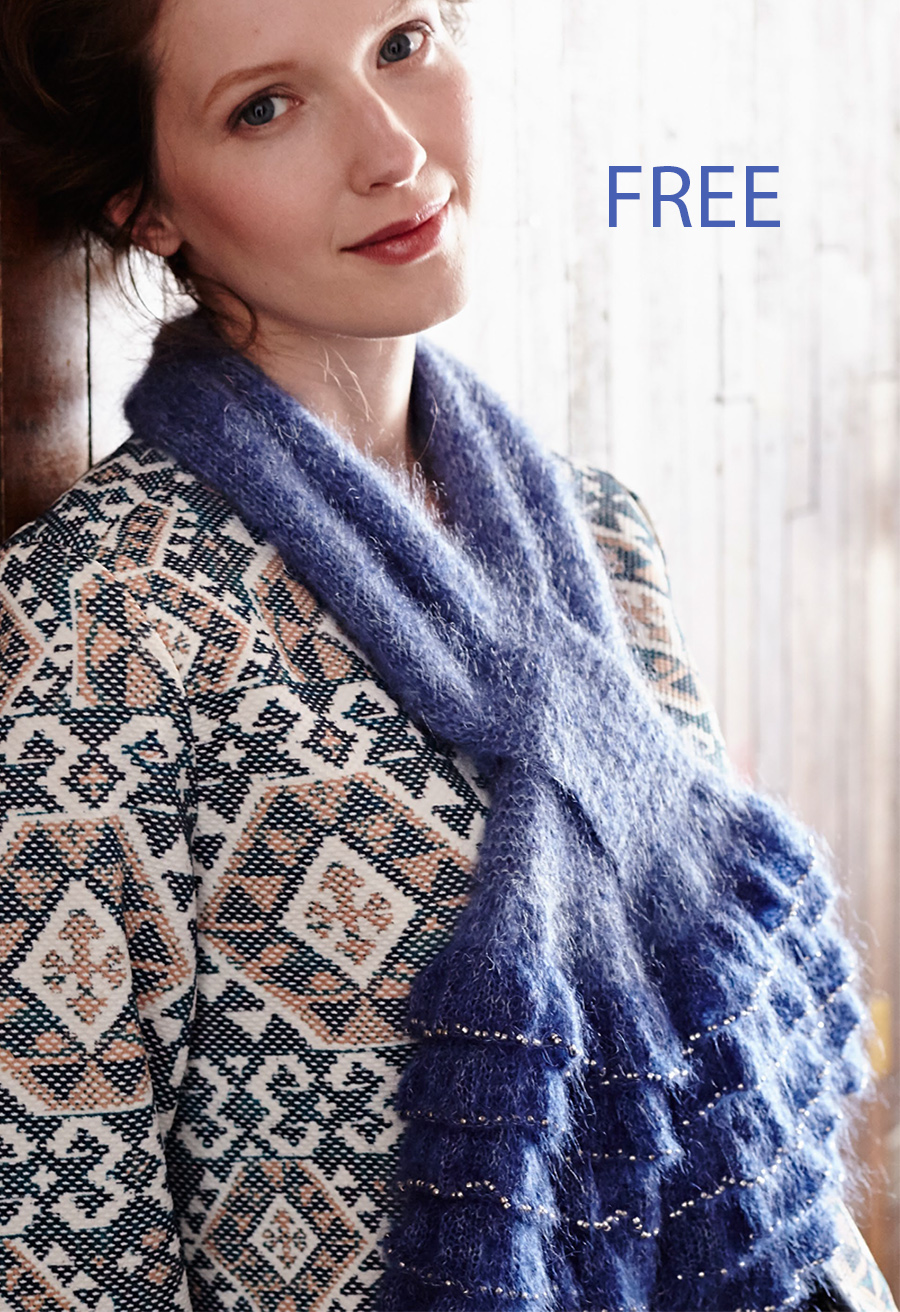 Free Capitola Scarf Knitting Pattern