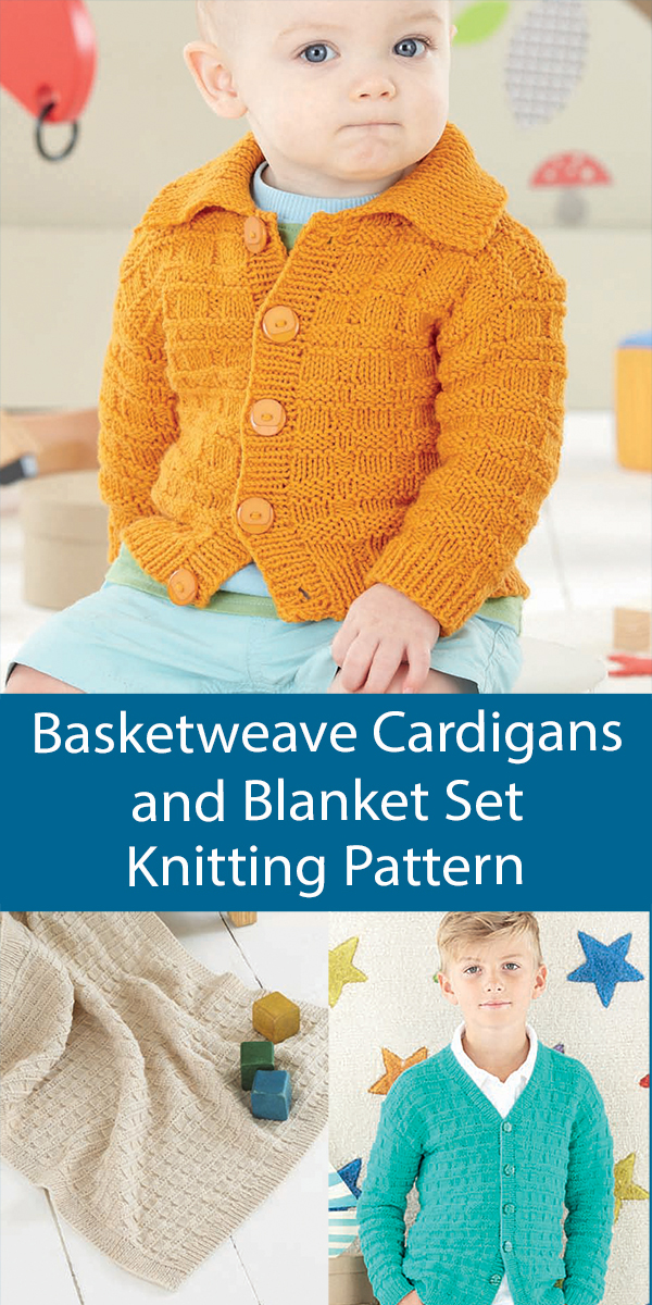 Knitting Pattern Baby and Child Cardigans and Blanket Sirdar 4526