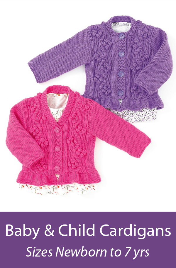Baby Cardigan Knitting Patterns Hayfield 4416