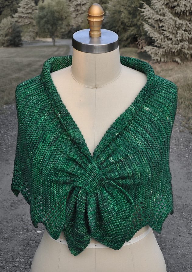 Carol's Clever Little Shawl Free Knitting Pattern and more free textured shawl knitting patterns http://intheloopknitting.com/textured-shawl-knitting-patterns/
