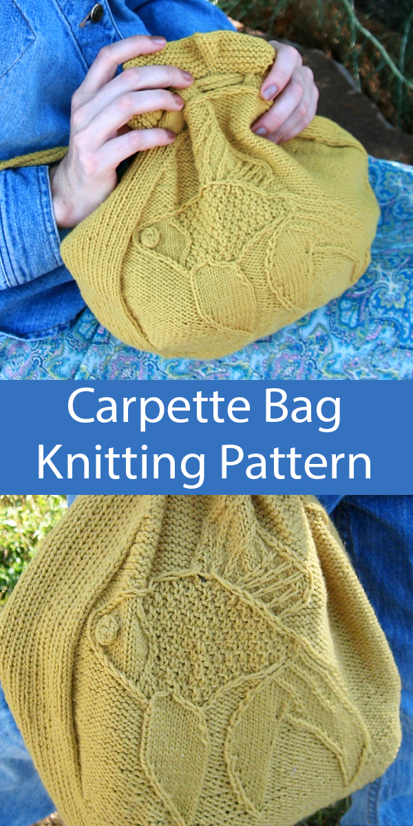 Carpette Bag Knitting Pattern