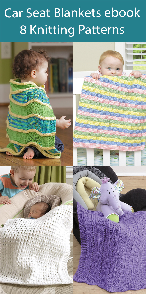 Baby Blanket Knitting Patterns, Car Seat Blanket Size