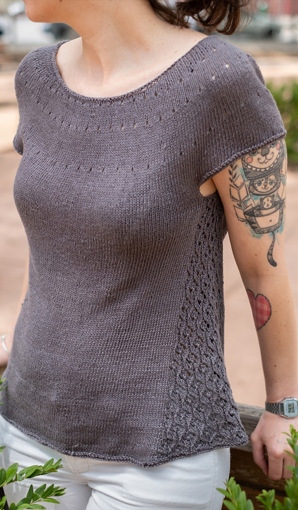 Free Knitting Pattern for Cascata Top