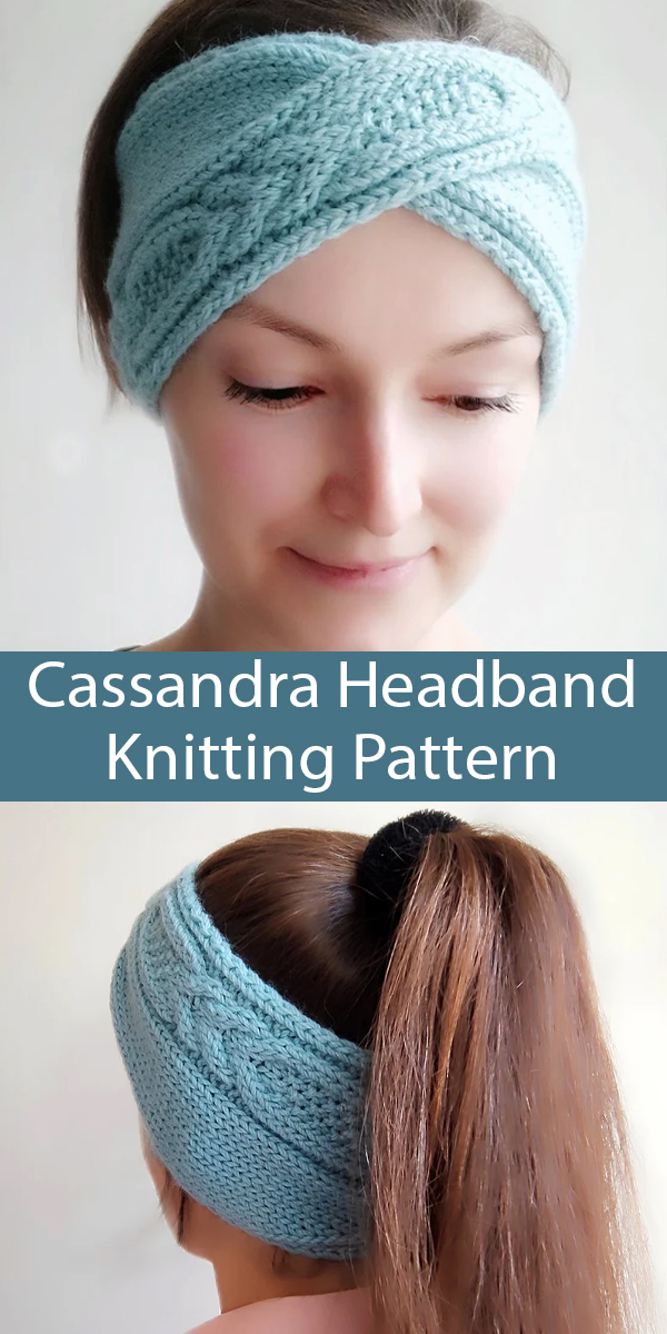 Cassandra Headband Knitting Pattern