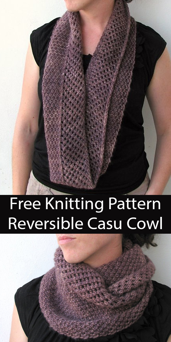 Casu Cowl Free Knitting Pattern