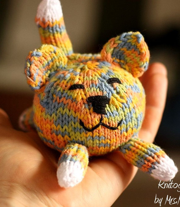 Knitting Pattern for Kitten Softie