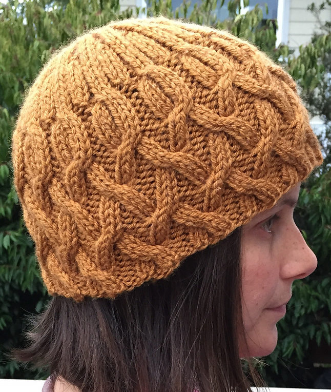 Free Knitting Pattern for Cathedral Hat