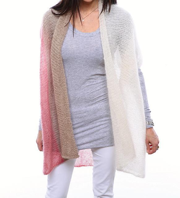 Free knitting pattern for Catherine Jacket and more draped front cardigan knitting patterns