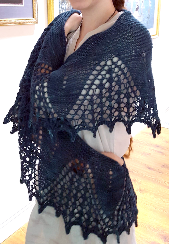 Knitting Pattern for Catlett Shawl