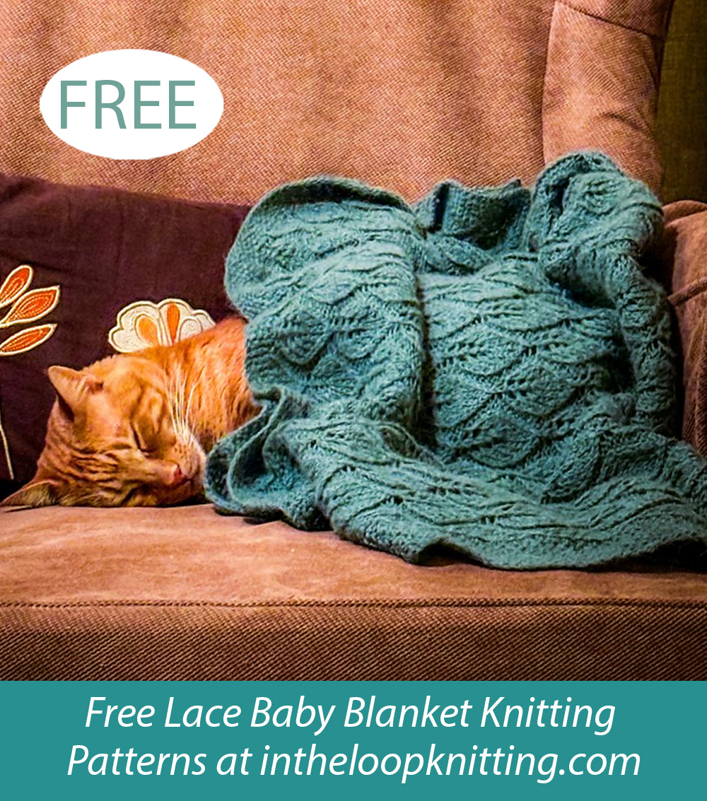 Free Catnip  Baby Blanket Knitting Pattern 